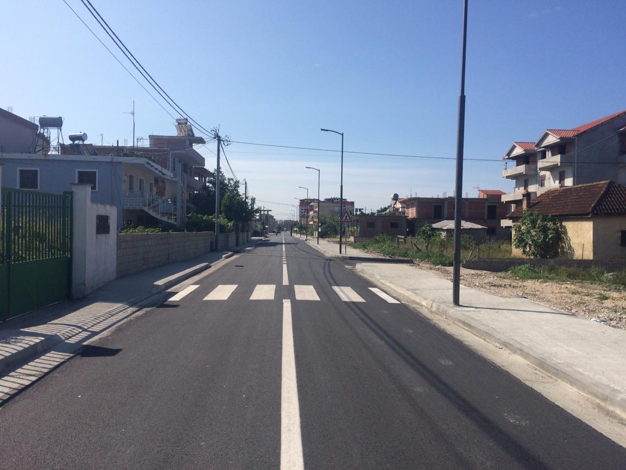 Reconstruction of road Adem Jashari, Durres